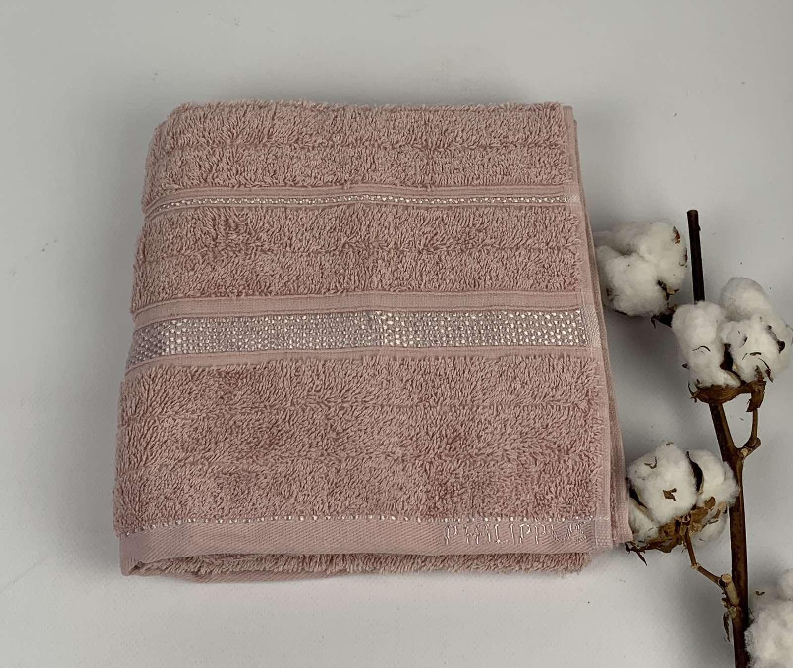 Полотенце Philippus Delux Cotton Hazel ЕА056 50x90 см Розовый (CN30641)
