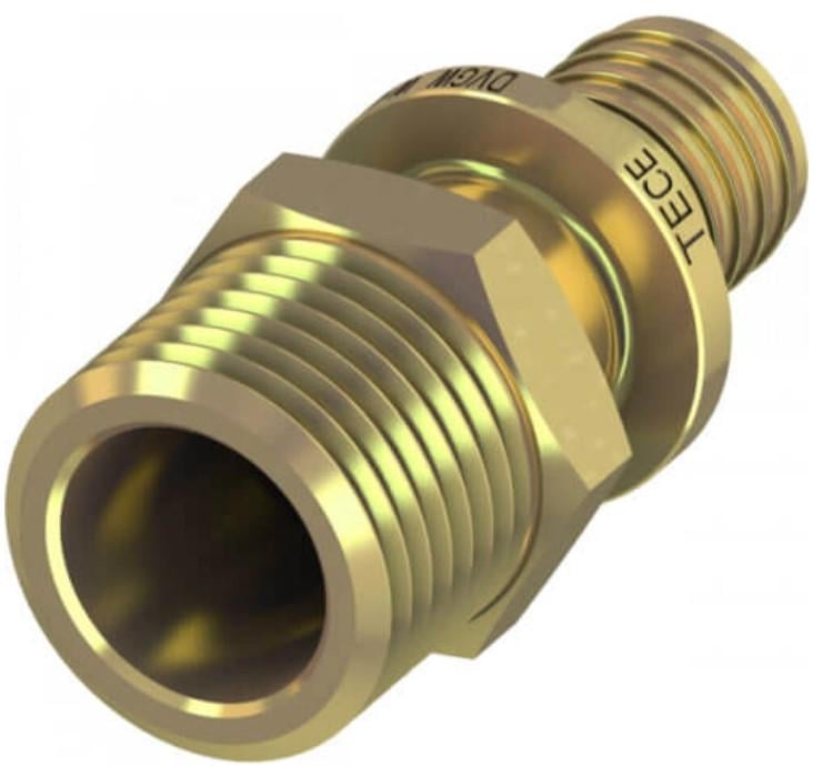 Переход прямой с наружной резьбой TECE flex 20-18 мм х 3/4" (2908055)