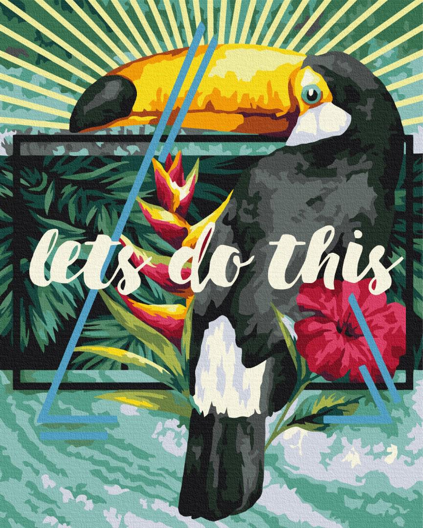 Картина по номерам Brushme Летний принт 48x60 см (BS52420L)