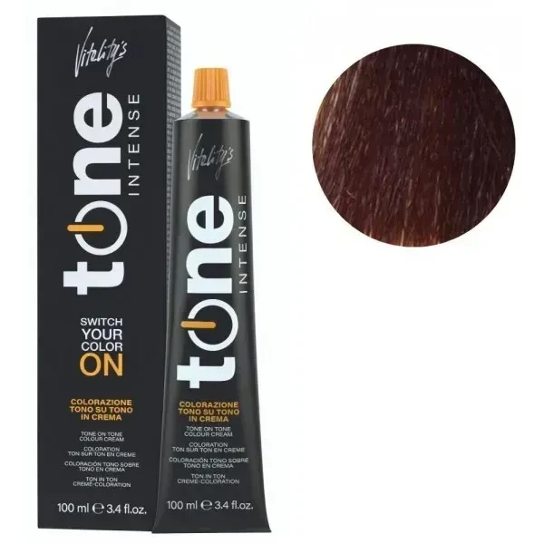 Крем-краска для волос тонирующая безамиачная Tone Intense Vitality's 5/4 Медный светло-каштановый 100 мл Крем-краска для волос тонирующая безамиачная Tone Intense Vitality's 5/4 Медный светло-каштановый 100 мл
