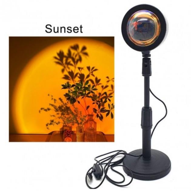Лампа Atmosphere Sunset Lamp эффект радуги Лампа Atmosphere Sunset Lamp эффект радуги