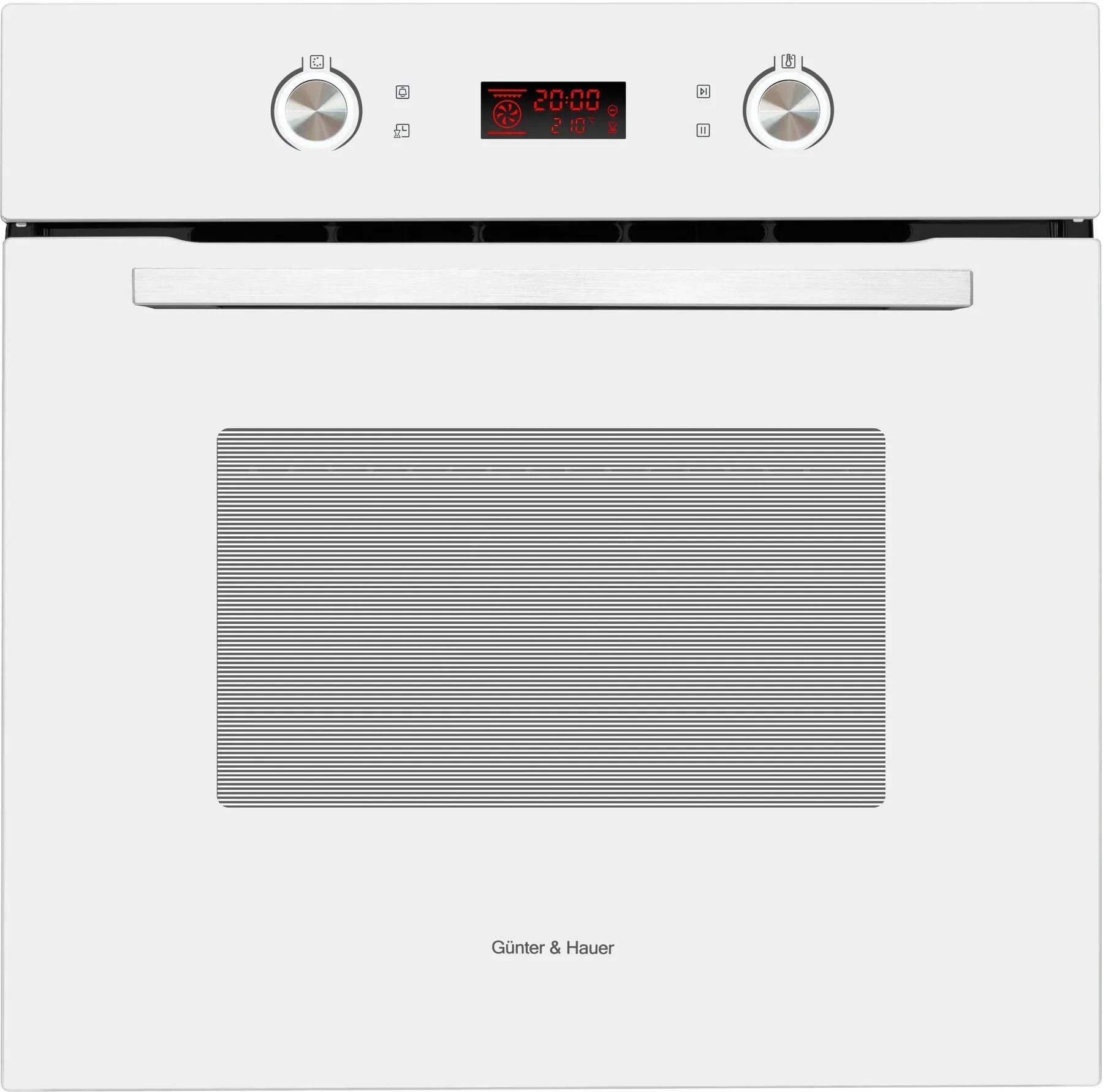 Духова шафа електрична Gunter&Hauer EOM 970 WH гриль конвекція та сенсорний дисплей 70 л