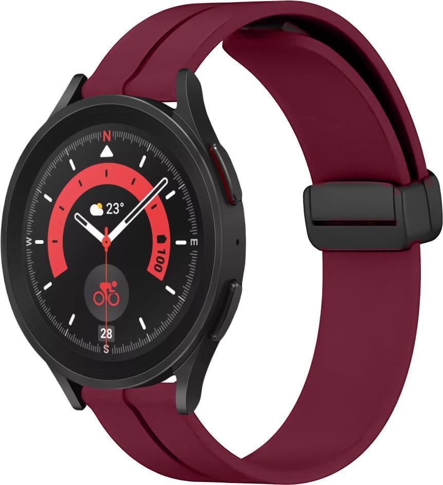 Ремінець для смарт-годинників Rysta для Samsung Galaxy Watch5 Pro Wine (41677-42)