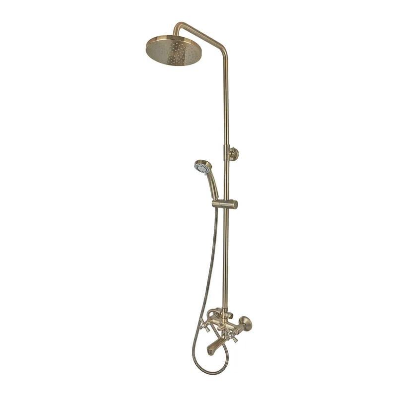 Душевая система со смесителем MIXXUS Premium Retro Bronze-009-J (MI1655)