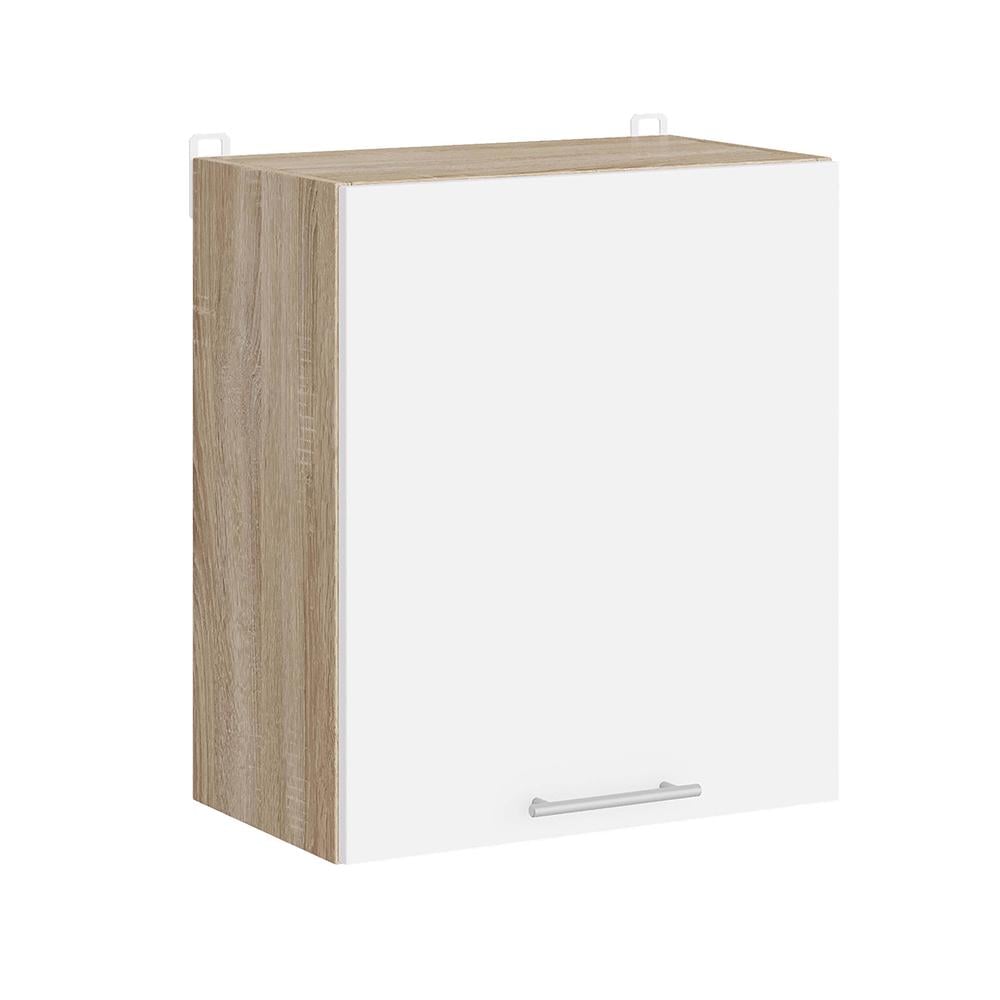 Кухонный модуль верхний Эверест Эко 500 50х30х58 см Дуб сонома/Нимфея альба (EVR-071011)