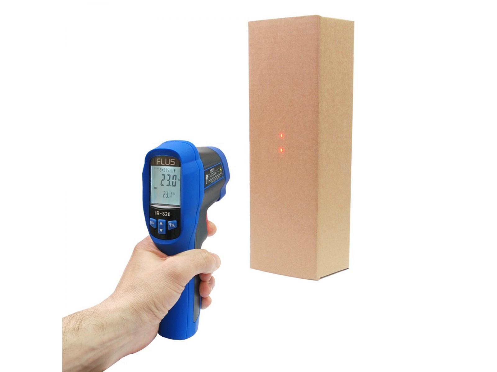 Инфракрасный термометр дистанционный FLUS IR-820 - фото 4