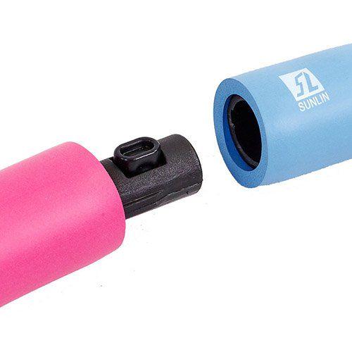 Обруч массажный Fitness Ring SL-3012 Розово-голубой (33429200) - фото 3