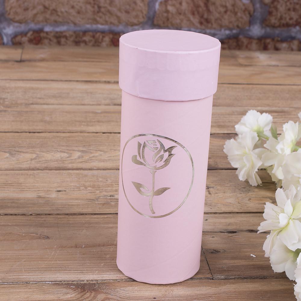 Кашпо под цветы пробирка Розовый (4436-1)