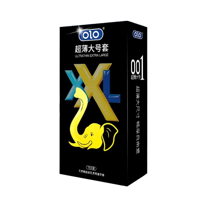 Ультратонкие презервативы OLO XXL Ultrathin Extra Large Black с гиалуроновой кислотой увеличенной ширины 10 шт. (32468020) Ультратонкие презервативы OLO XXL Ultrathin Extra Large Black с гиалуроновой кислотой увеличенной ширины 10 шт. (32468020)