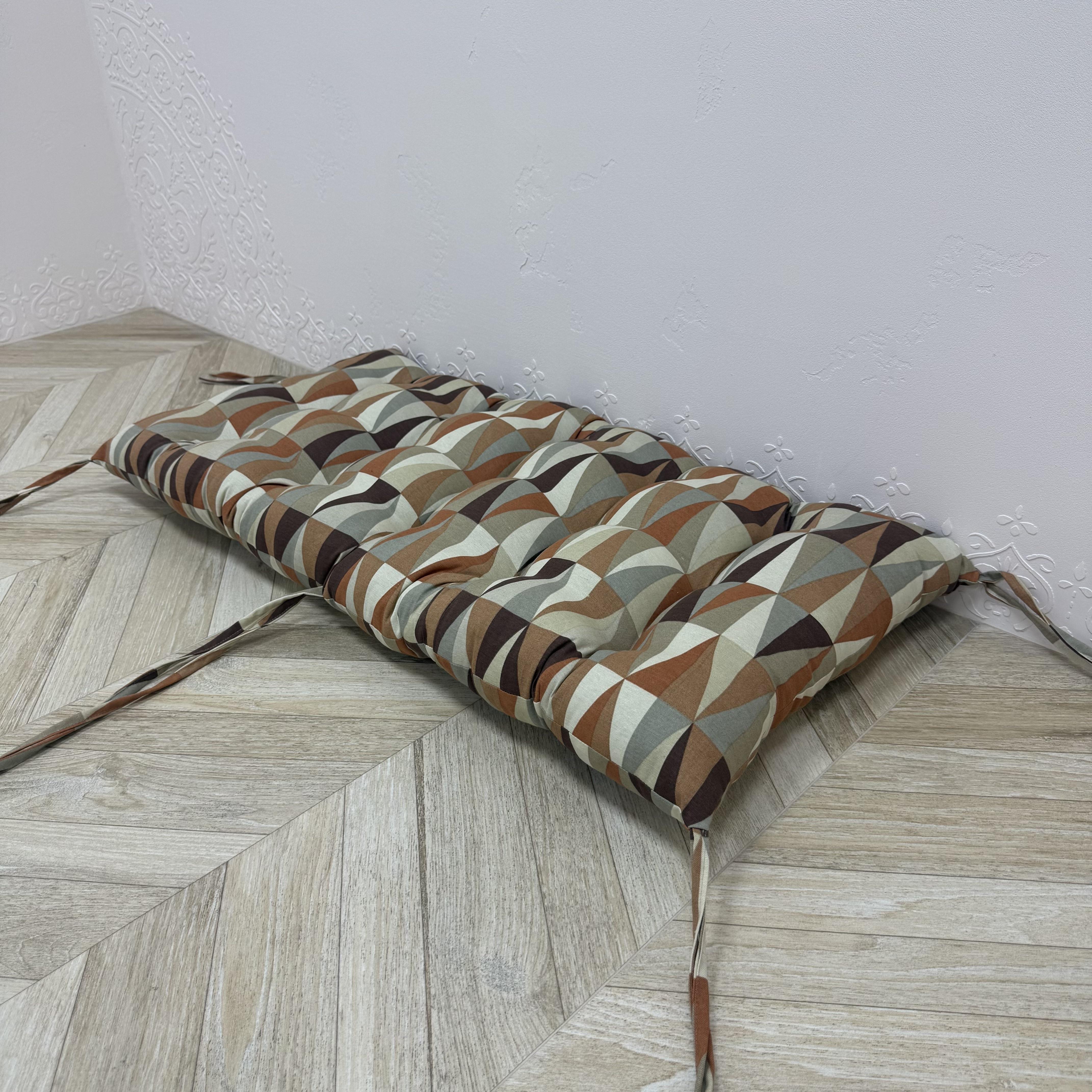 Подушка Comfort Home Triangle на подоконник/каркасы/поддоны/садовая мебель 150х50 см