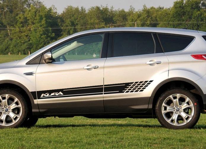 ᐉ Полосы на авто 3D Tuning Studio Форд Куга 1180х462х0,15 мм