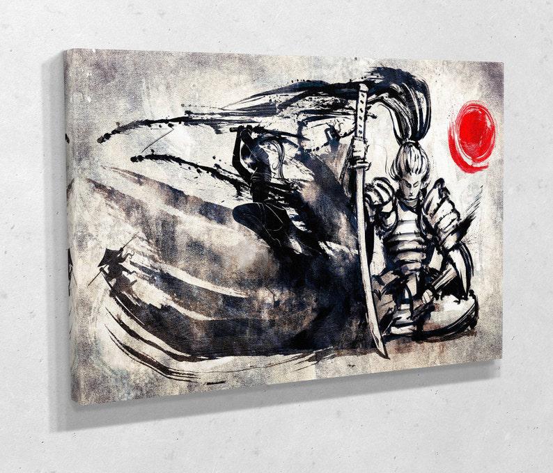 Картина для интерьера Самурай 51x34 см (752)