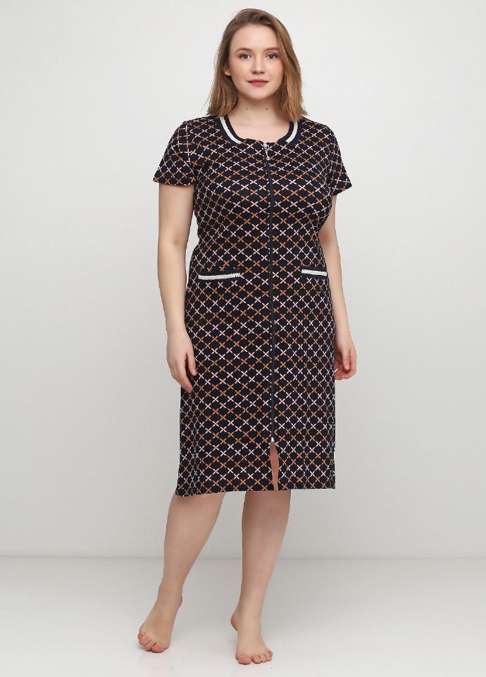 Халат Romeo Life 2XL Разноцветный/темно Синий (7194)