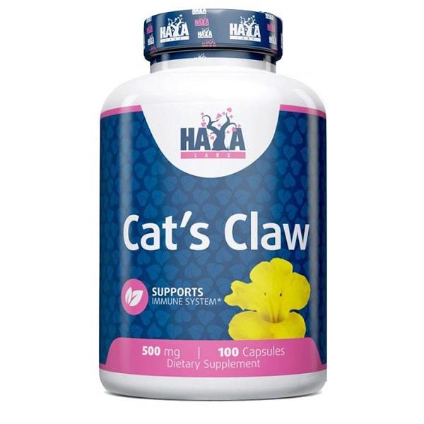 Добавка Haya Labs Cat's Claw 3% 500 mg 100 caps