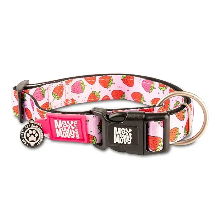 Ошейник для собак Max&Molly Smart ID Collar Strawberry Dream M (27426339) Ошейник для собак Max&Molly Smart ID Collar Strawberry Dream M (27426339)