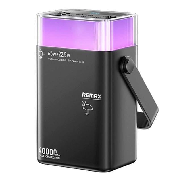 Повербанк Remax FP-3 40000 mAh 65W LED lamp Чорний (2880905606)