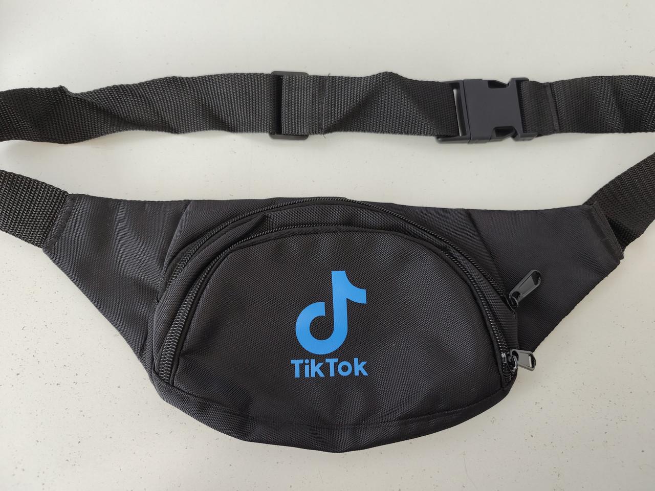 Поясна сумка-бананка no-109-2 Чорний (DR016118)