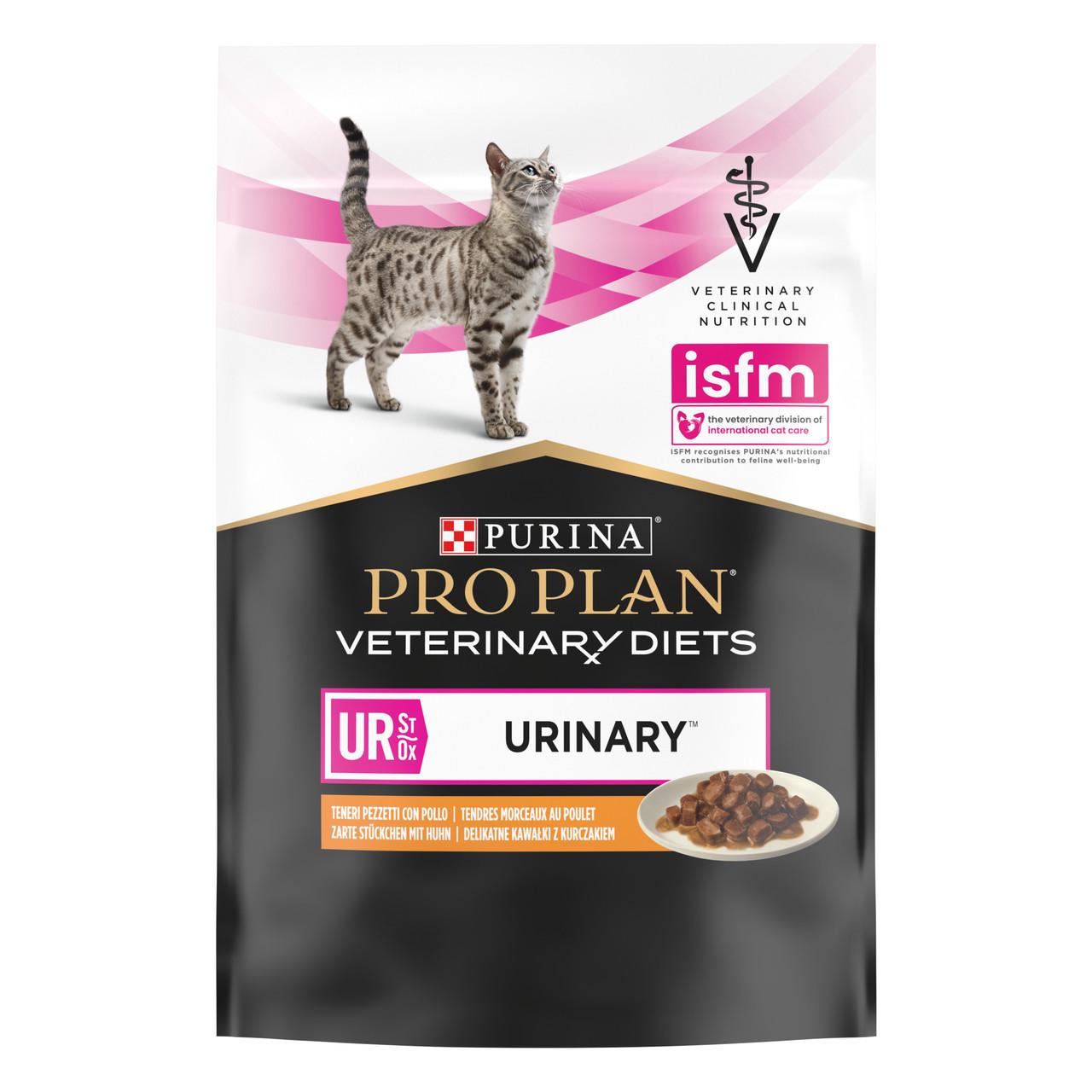 Вологий корм Pro Plan Veterinary Diets Urinary курка 10 х 85 г (8445290093592) - фото 5