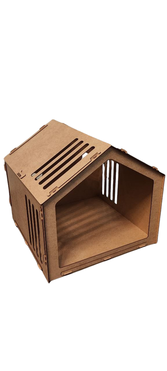 Домик для собаки из деревянной 46х48х30 см (25186308)