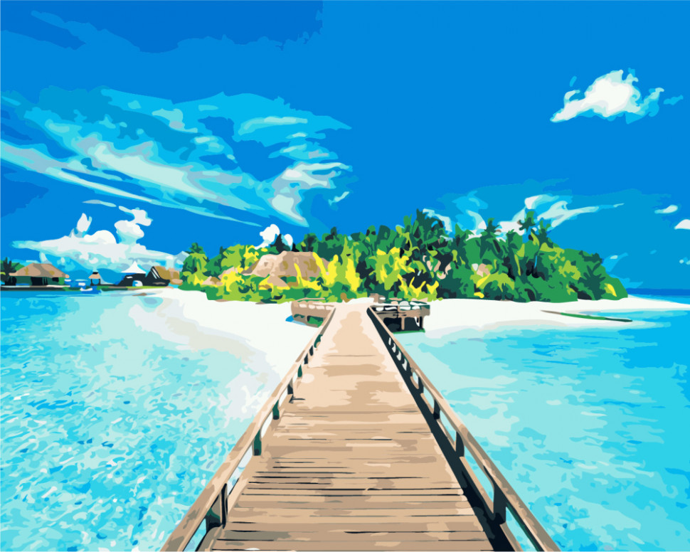 Картина по номерам Brushme Бали (GX8114)