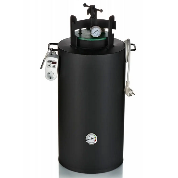 Автоклав електричний універсальний 50 л чорна сталь 3 кВт 40 банок 0,5 л (32512365)