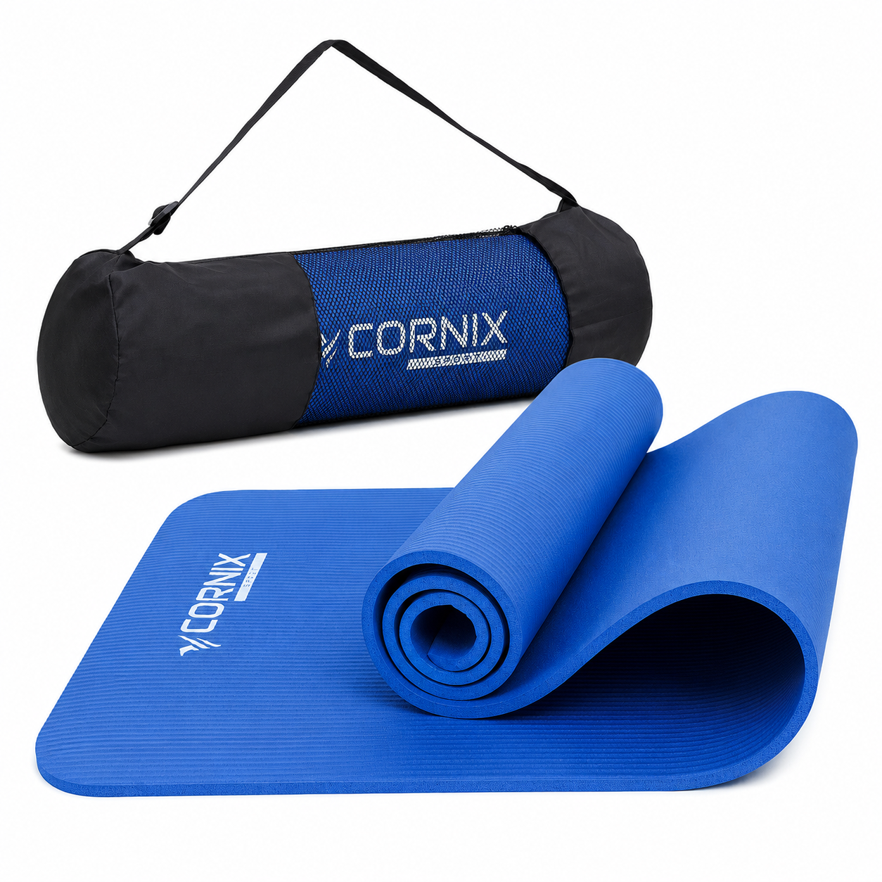 Коврик спортивный Cornix NBR XR-0009 183x61x1 cм Blue (25801636)