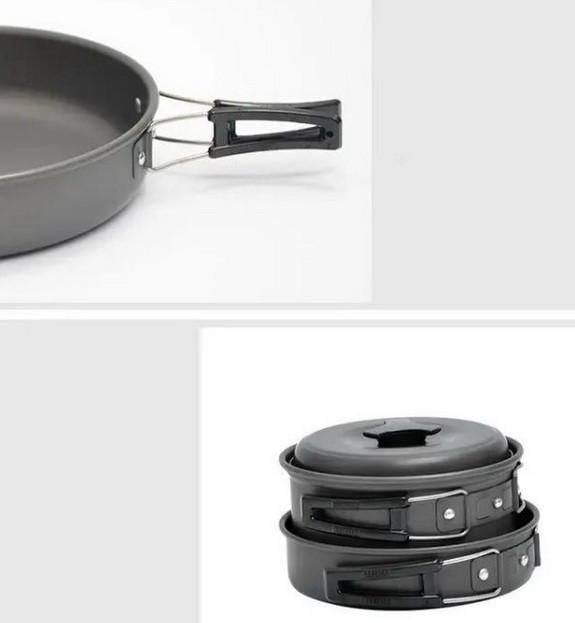 Набір посуду DS-200 алюмінієвий кемпінговий (21572396) - фото 2 Набір посуду DS-200 алюмінієвий кемпінговий (21572396) - фото 2