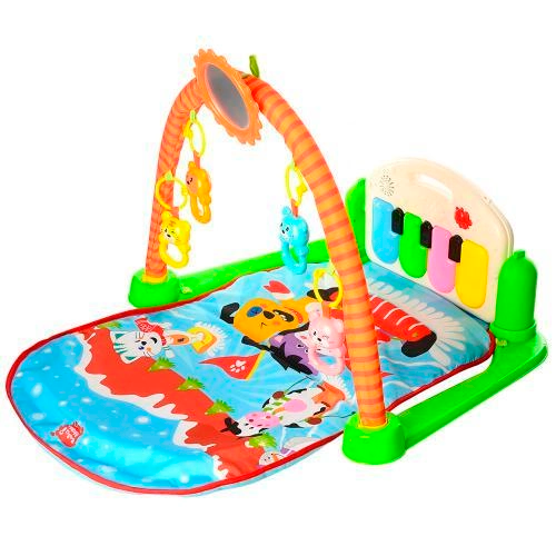 Коврик развивающий для младенца Bambi Песик дуга 84х50 см Разноцветный (63-75-HX9124-25-26A) Коврик развивающий для младенца Bambi Песик дуга 84х50 см Разноцветный (63-75-HX9124-25-26A)