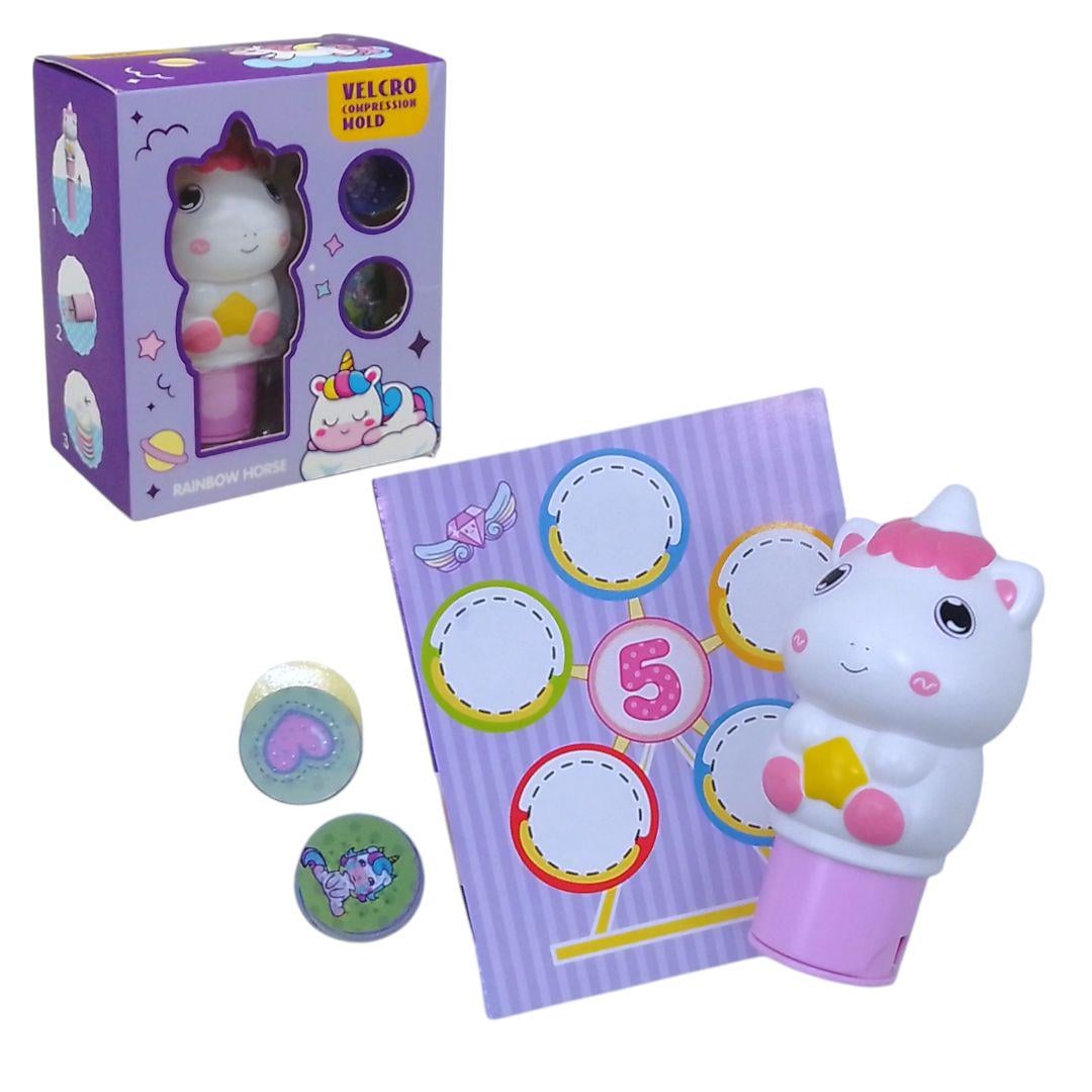Набор штампы-наклейки Velcro Compression Mold Единорог (252741)