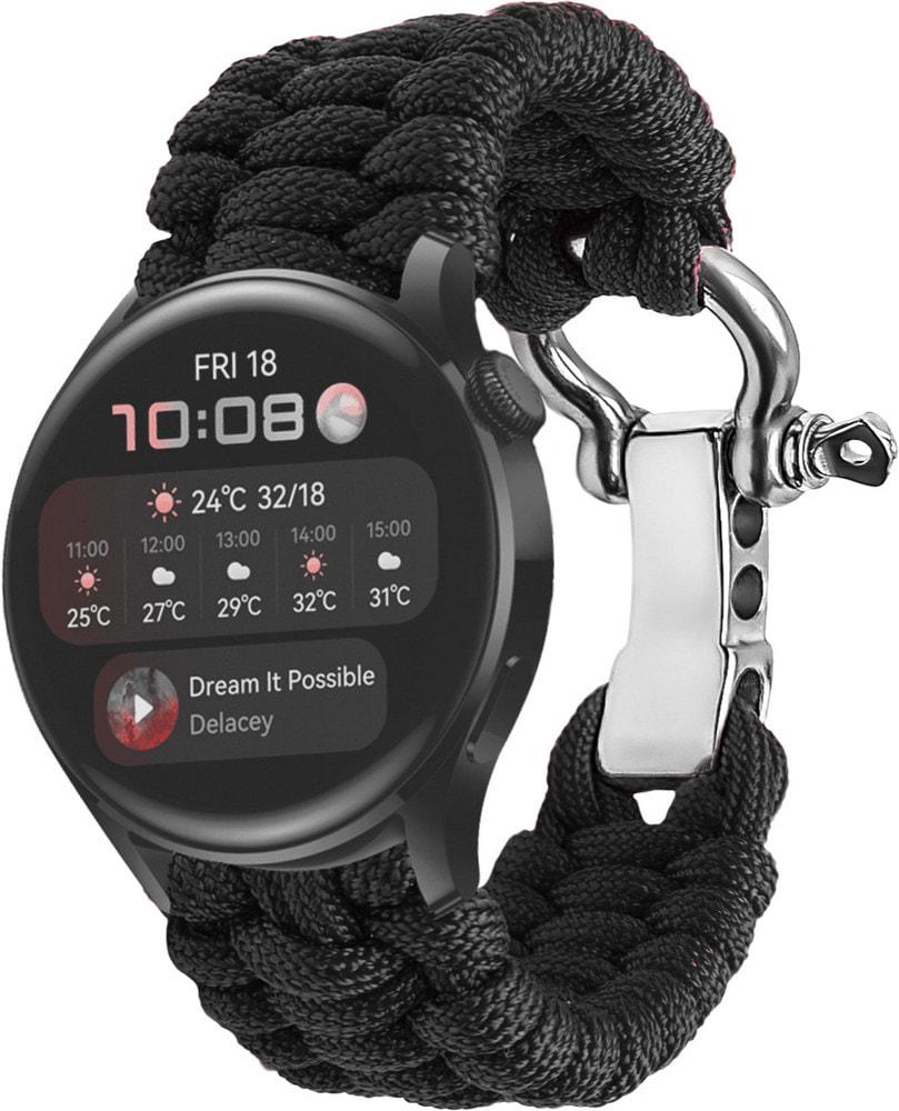 Ремешок из Паракорда Ruper для Huawei Watch 3 (22mm) Black (30808-2B)