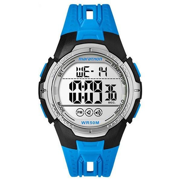 Наручний годинник чоловічий Timex Marathon кварцевий Silver (Tx5m06900) - фото 1