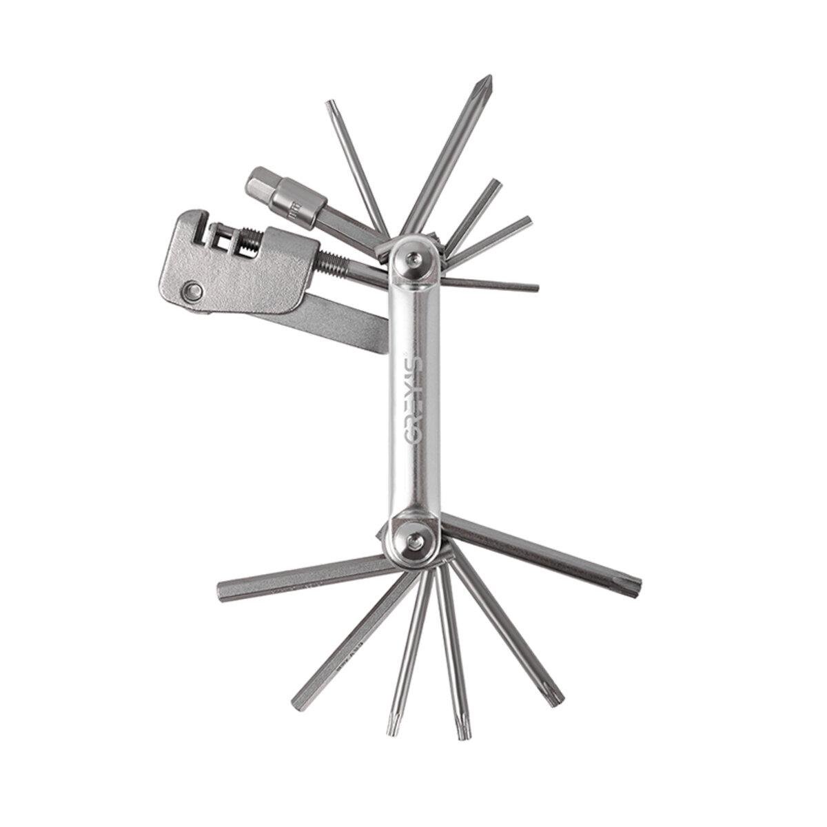 Мультитул для велосипеда Grey's 2/2,5/3/4/5/6/8 мм плоска викрутка/Philips вичавки ланцюга лопатка (18408409)