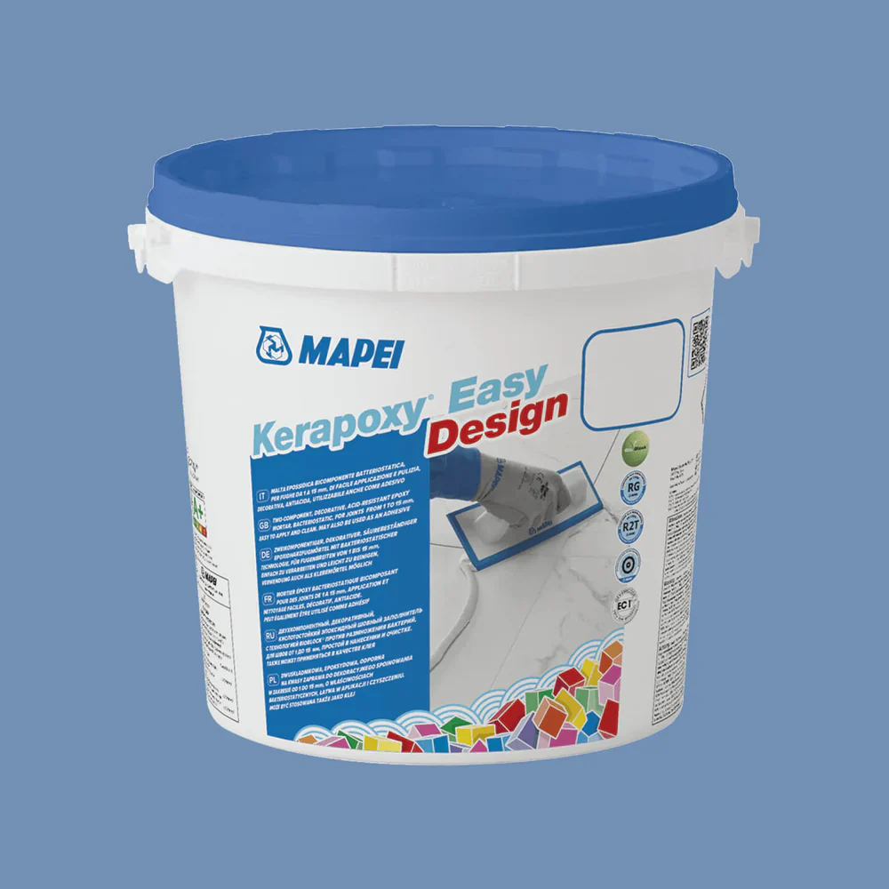Фуга затирка эпоксидная для швов Mapei Kerapoxy Easy Design 168 3 кг Голубой