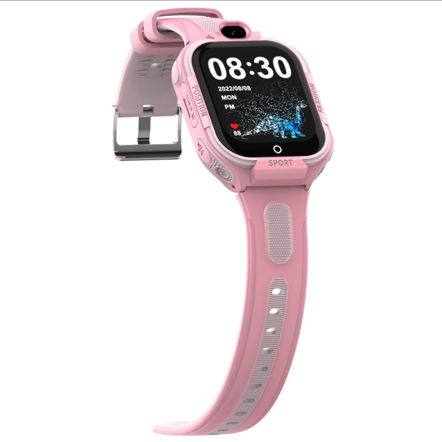 Смарт-часы с GPS для детей Wonlex KT35 Pink — фото 2
