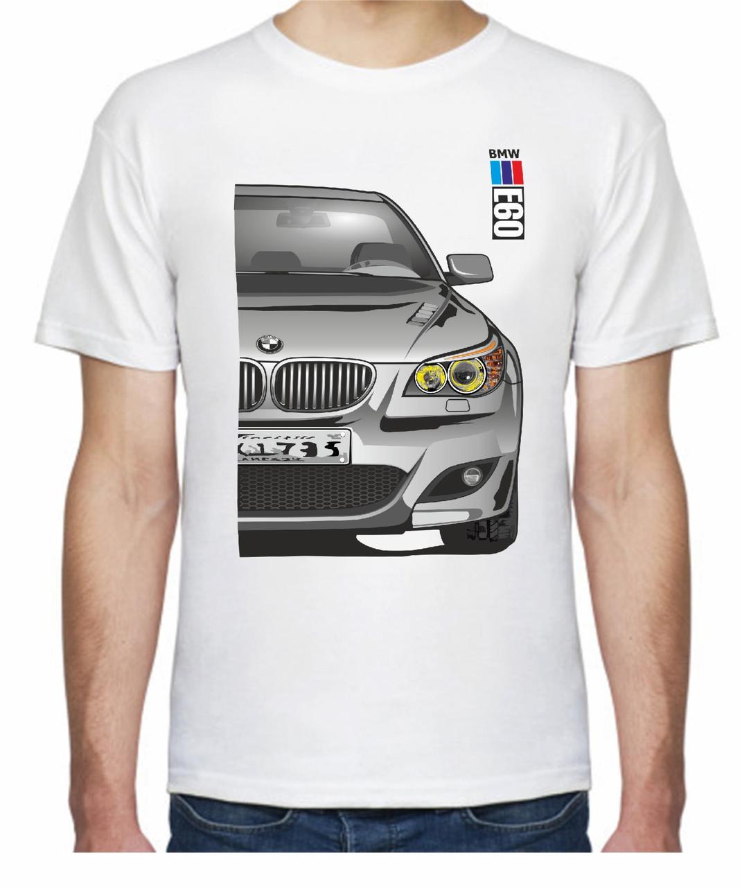 Футболка мужская Avtolife BMW E60 MotorSport ver2 F 115260 M Белый (2496454959)