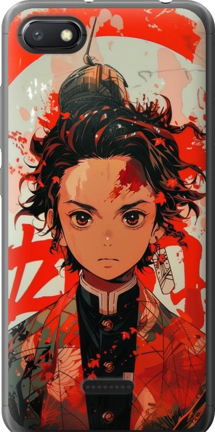 Чехол на Xiaomi Redmi 6A Тандзиро Камадо (6131u-1531-42517)