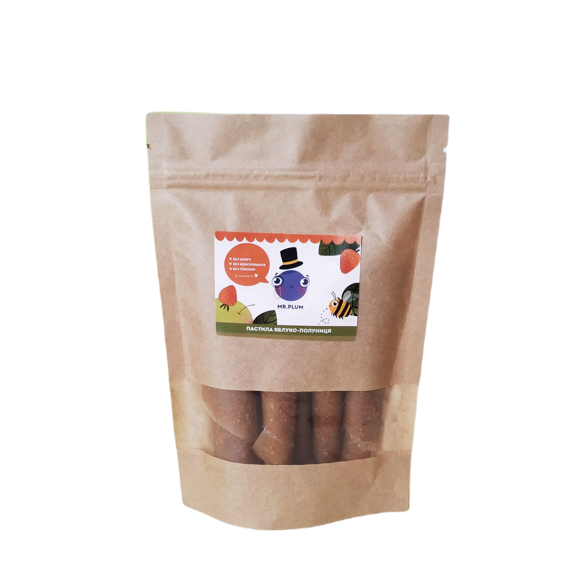Пастила натуральная Mr.Plum Яблоко-Клубника 100 г