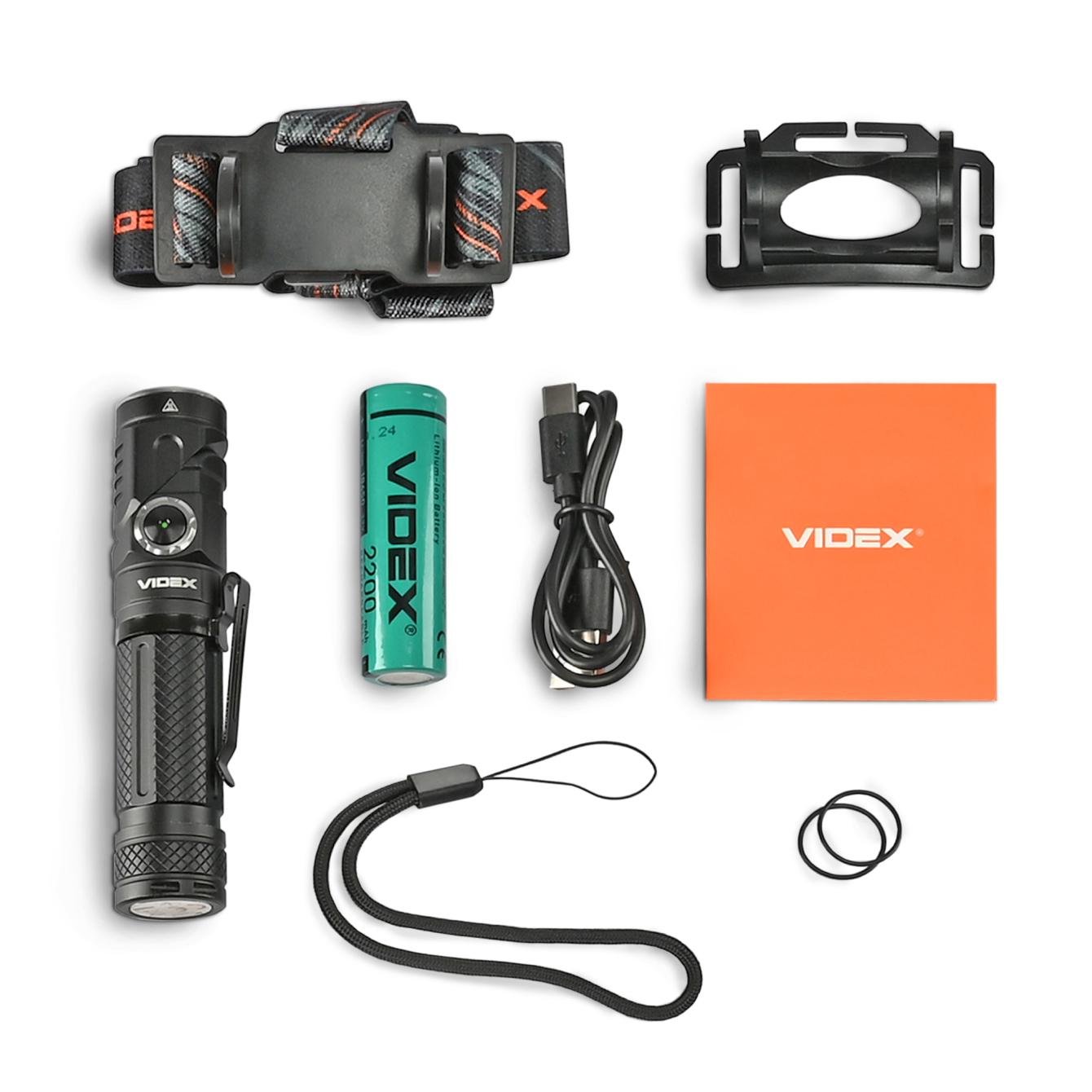 Ліхтарик портативний світлодіодний Videx VLF-A232R 1000Lm 5000K (VLF-A232R) - фото 15