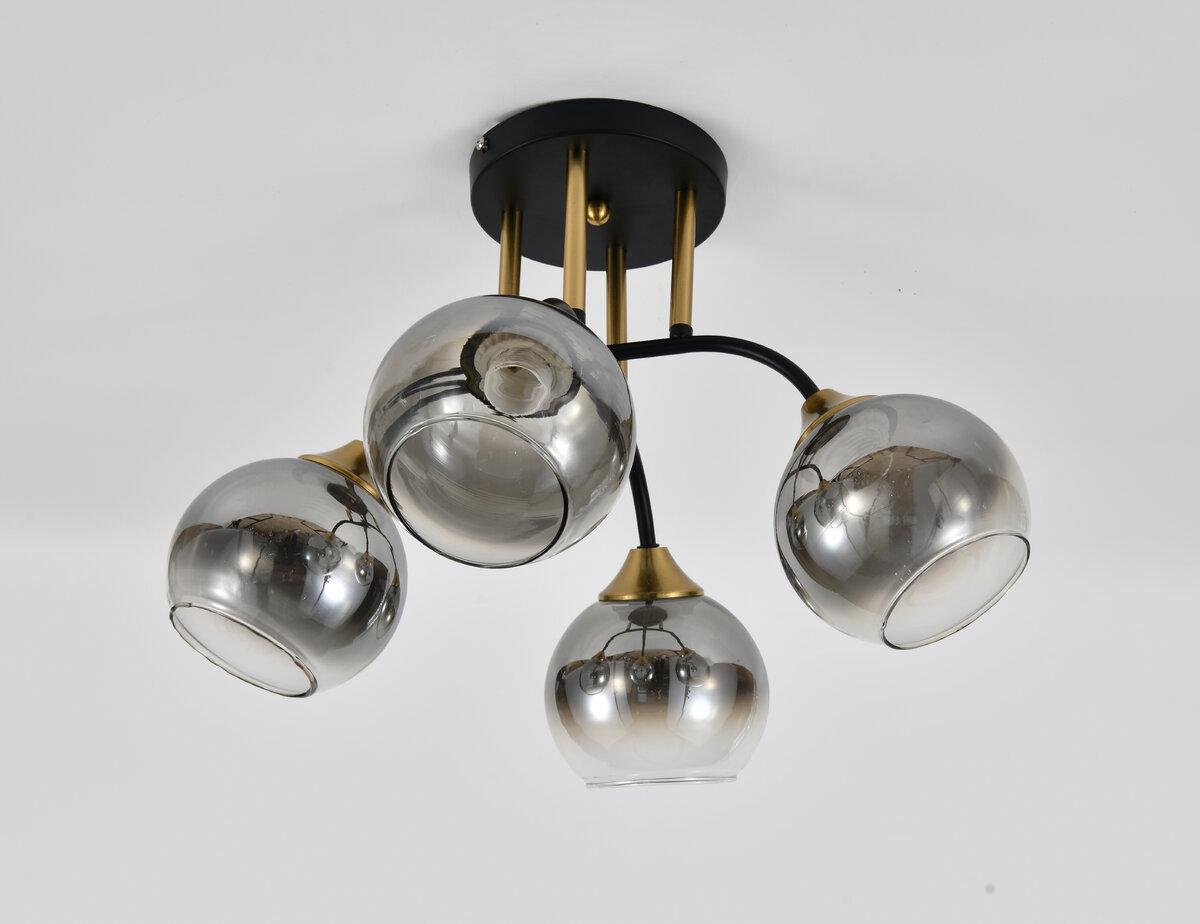 Люстра Platinum DX2028-4 BK/Copper (46370)