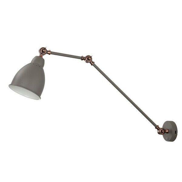 Бра Arte Lamp A2055AP-1GY 60 Вт E27 Сірий