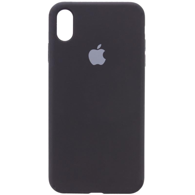Противоударный чехол Silicone Case Full Protective AA для Apple iPhone XR 6.1" Черный/Black