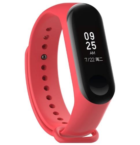 Силиконовый ремешок MRK для фитнес браслета Xiaomi Mi Band 4/3 Красный (mrk51230005)