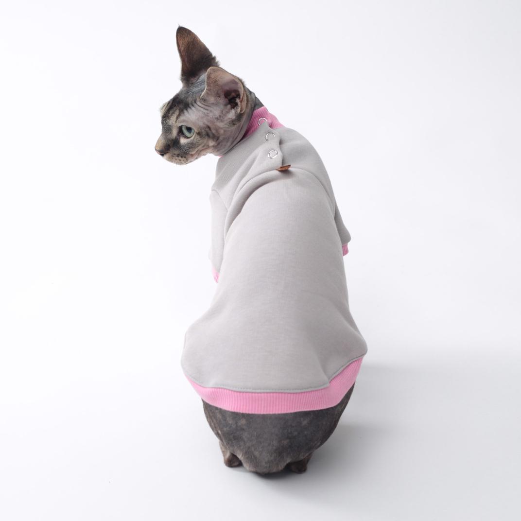 Кофта для кошек с рукавом Style Pets XL Pink (480XL) - фото 2