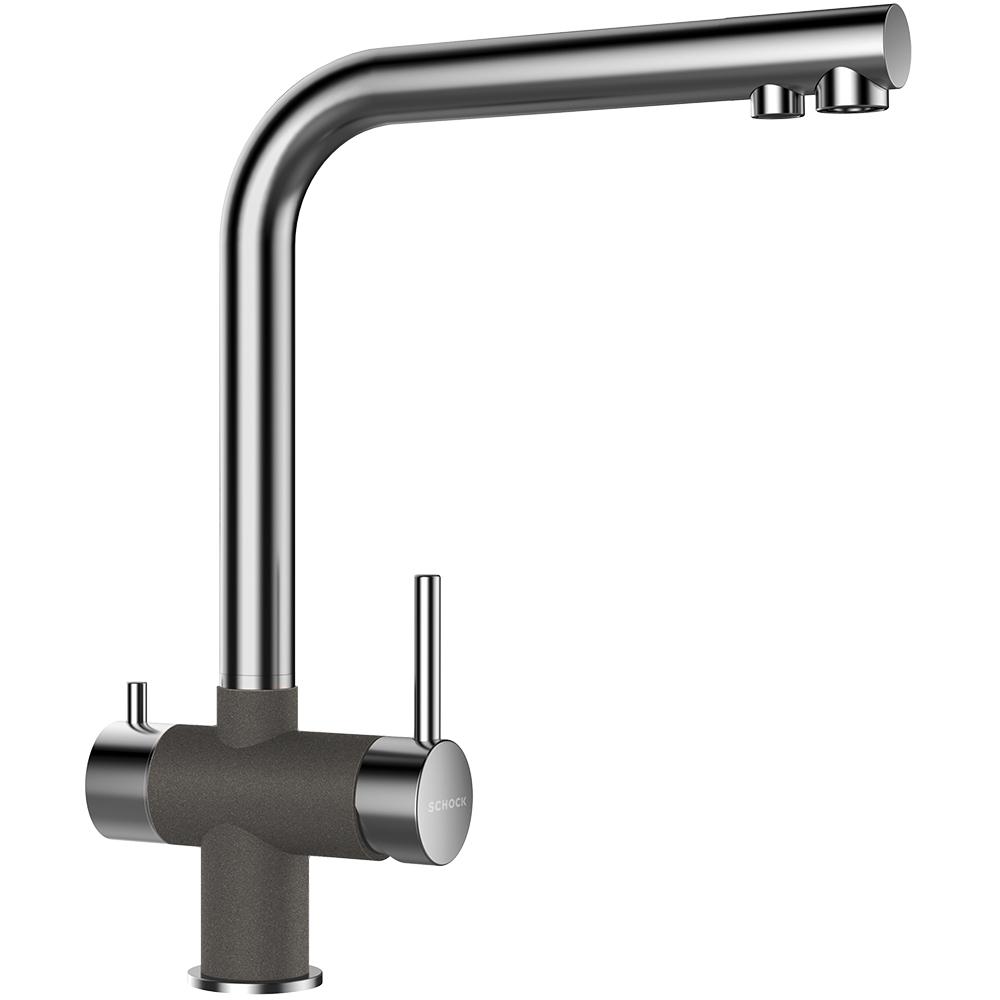 Змішувач з краном під фільтр води Schock Vitus asphalt-43 (3214)