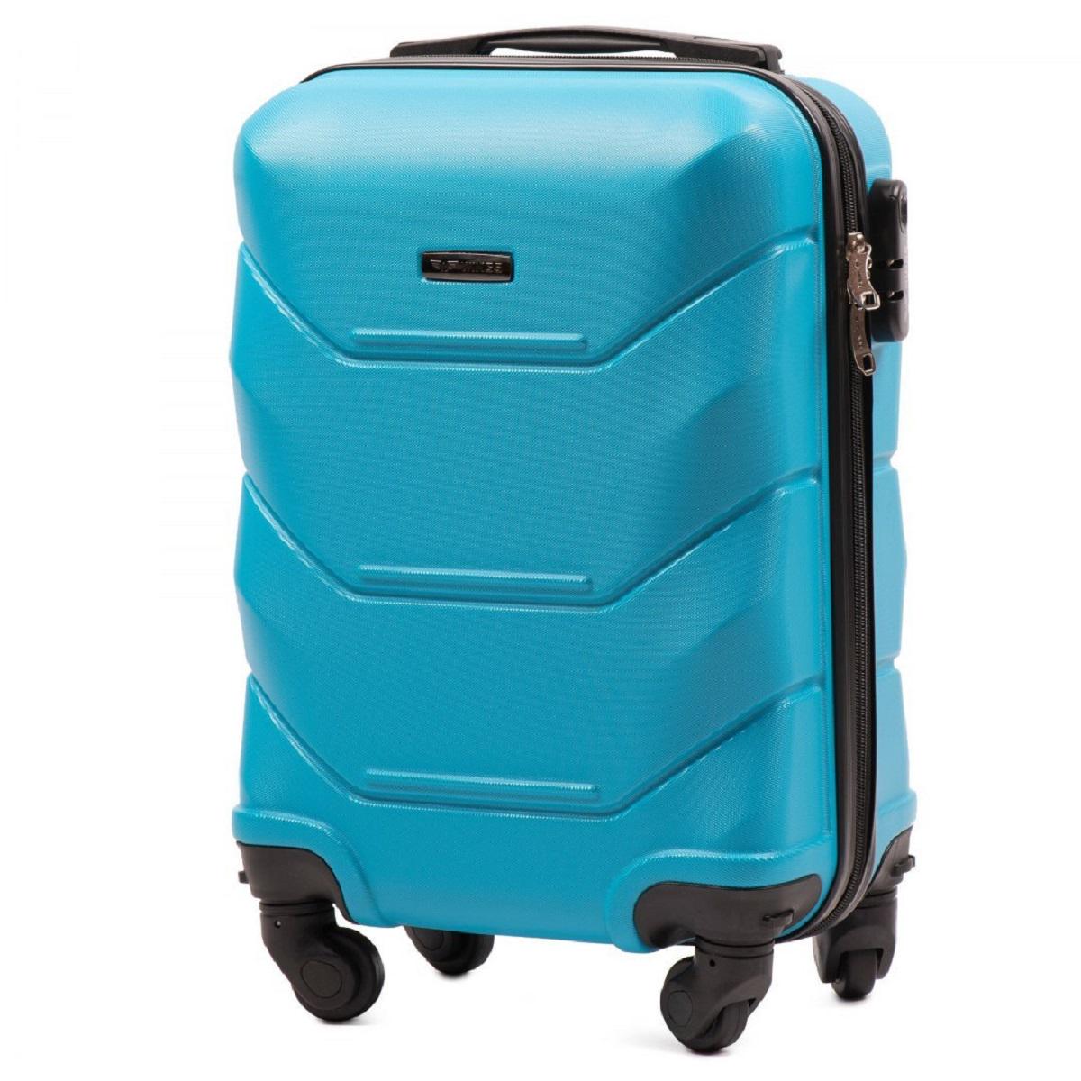 Валіза пластикова Wings 147 мікро Блакитний (Wp00372) - фото 1 Валіза пластикова Wings 147 мікро Блакитний (Wp00372) - фото 1