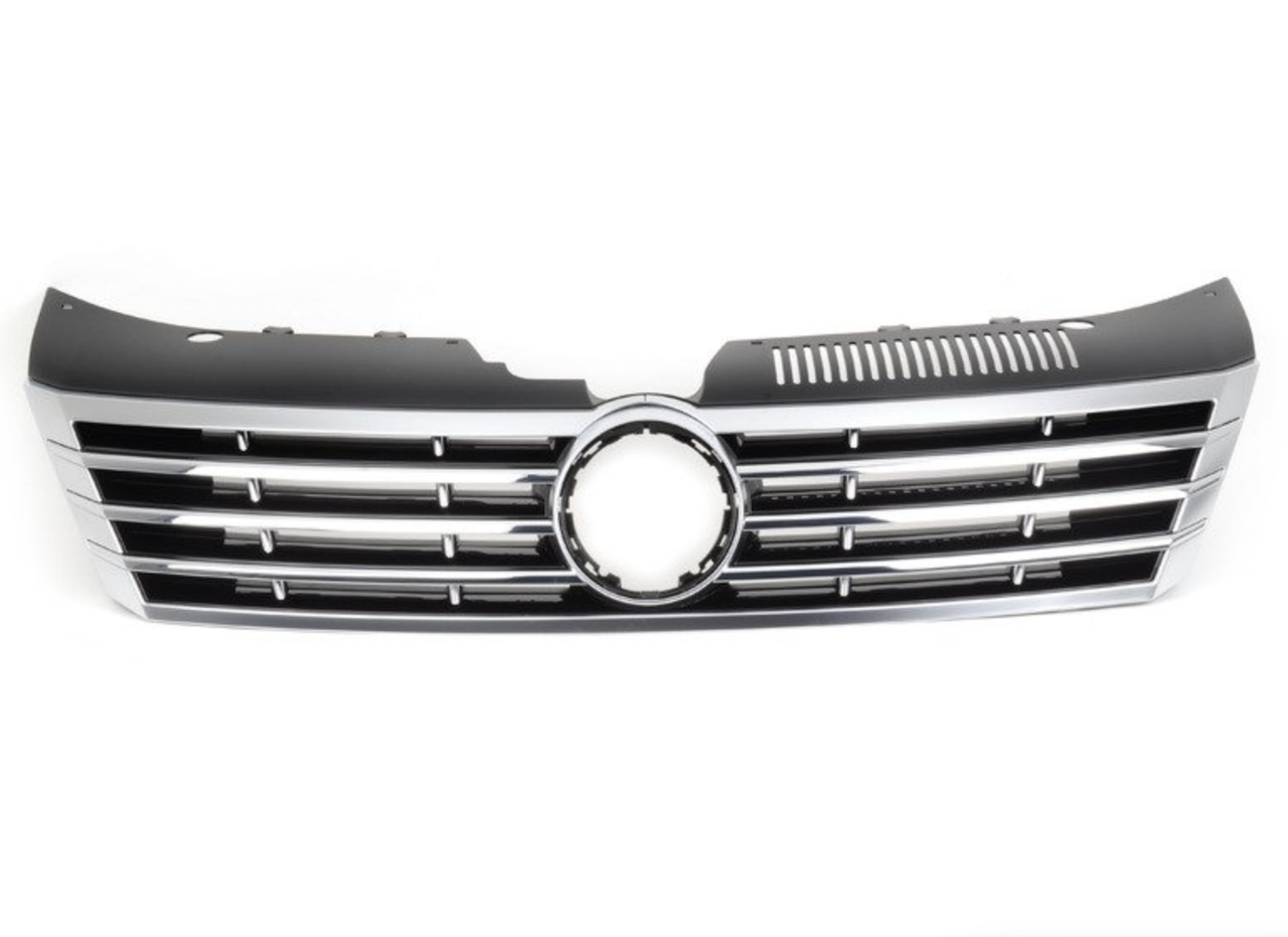 Решетка радиатора AVTM Volkswagen Passat CC 2012-2016 без эмблемы Хром (187436990)