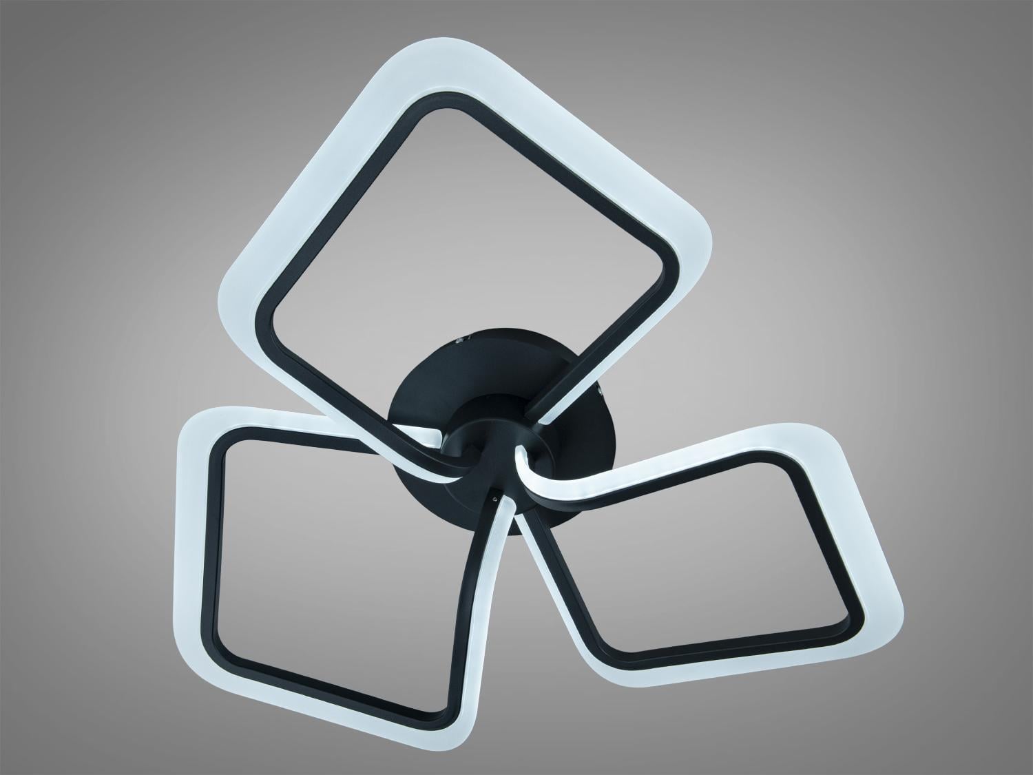 Люстра потолочный LED Diasha WG5146/3BK 50 Вт без пульта Черный Люстра потолочный LED Diasha WG5146/3BK 50 Вт без пульта Черный