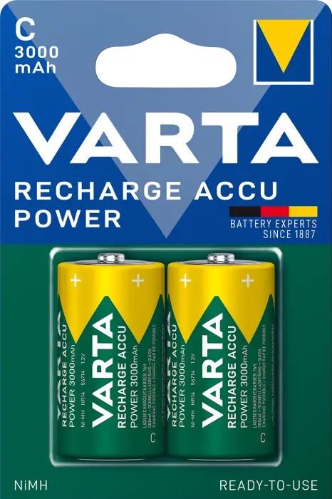 Аккумулятор Varta Rechargeable Accu C/R14 1,2V 3000 mAh 2 шт. (103248)