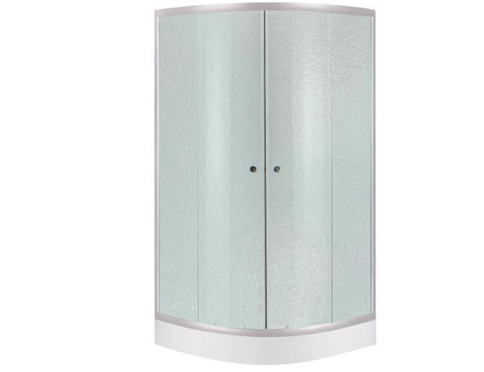 Набор Lidz душевая кабина Latwa SC90x90.SAT.LOW.FR стекло Frost 4 мм и поддон Kupala (2552208131)
