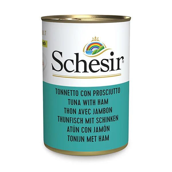 Корм влажный для кошек Schesir Tuna with Ham 140 г